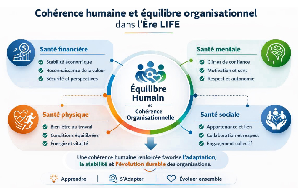 Figure 5 — Cohérence humaine et équilibre organisationnel dans l’Ère LIFE